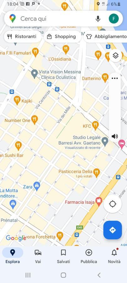 Appartamento Incantevole Al Centro Di Messina Eksteriør bilde